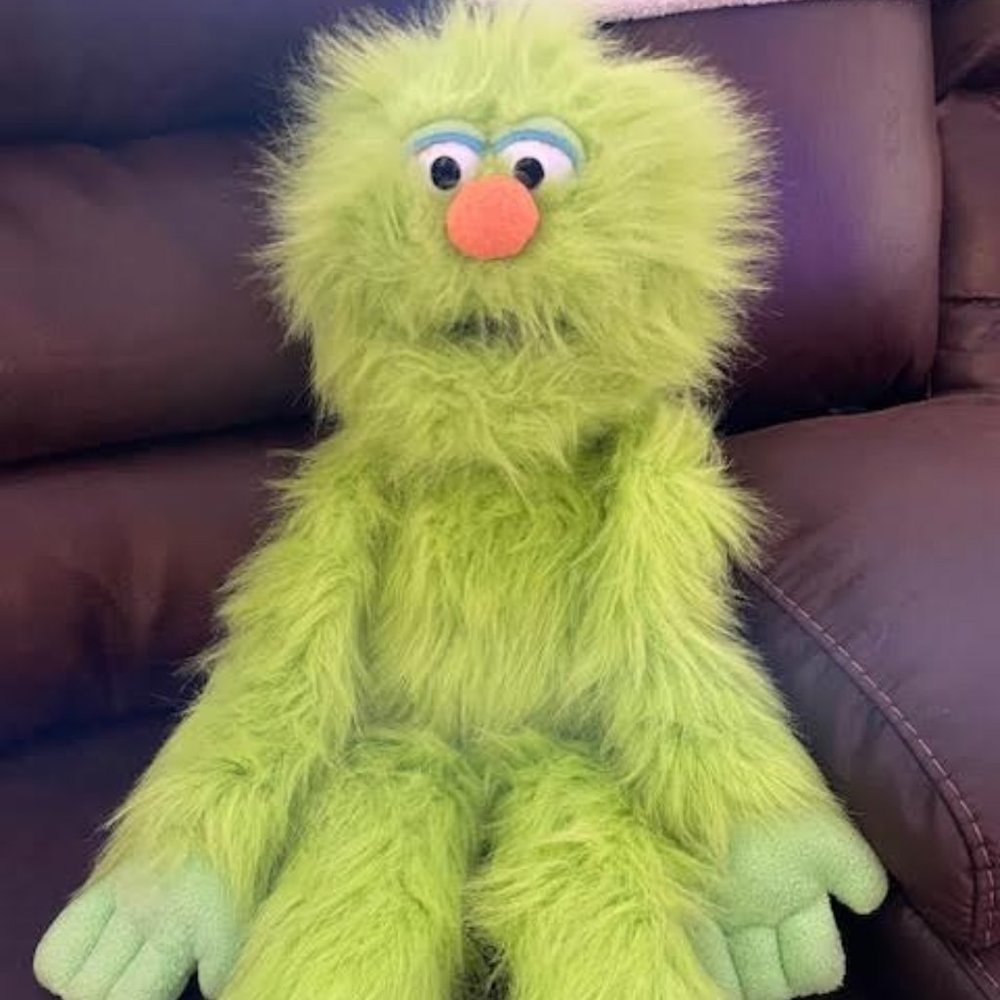 30" Green Monster Puppet - Silly Puppets